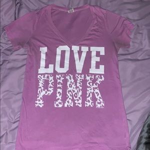 PINK Victoria's Secret Tops - Love Pink VS v neck PINK Victoria's Secret Tops - Love Pink VS v neck